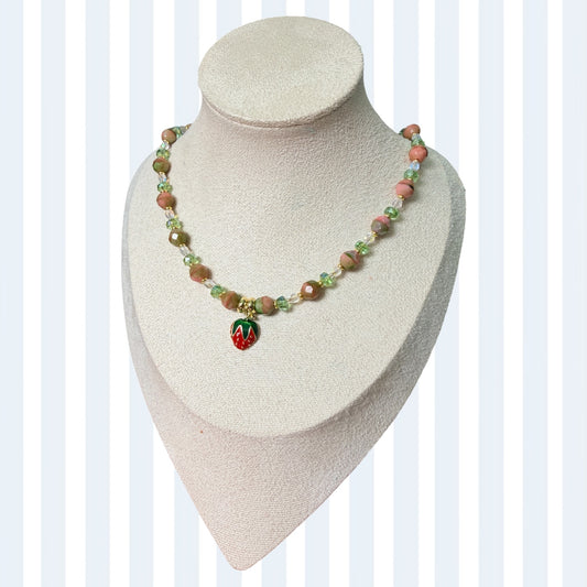 Strawberry Fields necklace 16-18”
