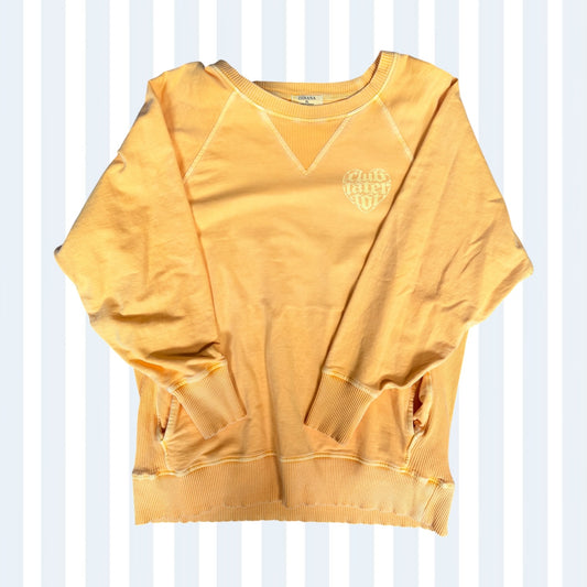 CTT Yellow Wash Raglan Sweatshirt XL